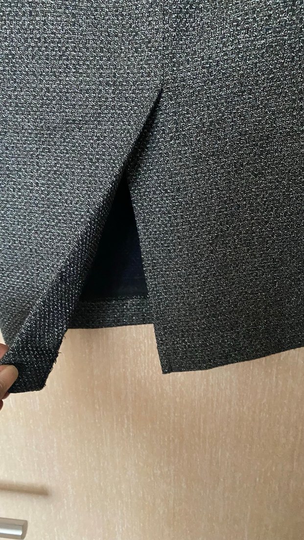 Faik Sönmez simli Gri Midi Kalem Etek - Görsel 3