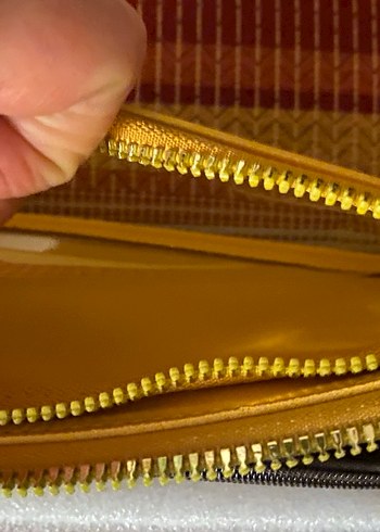 Camel  Fermuarlı Kadın Çapraz Çanta - Görsel 5