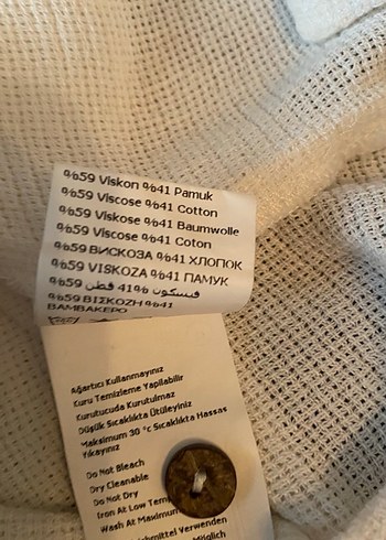 Faik Sönmez ekru Kadın Keten V Yaka Gömlek - Görsel 6