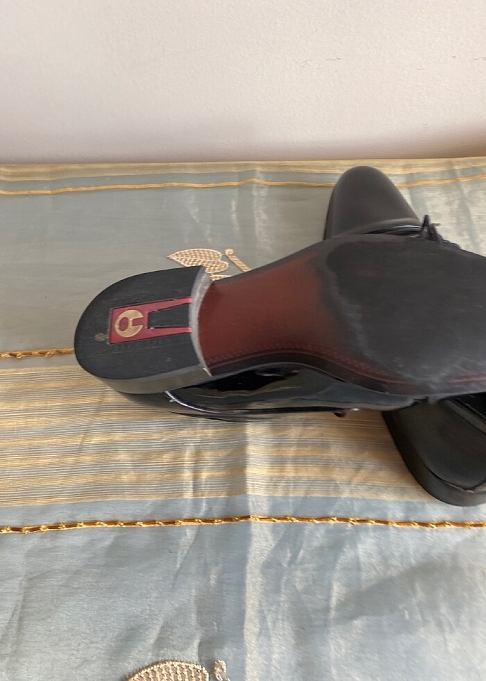 İçi dışı doğal deri rugan ayakkabı - Görsel 3