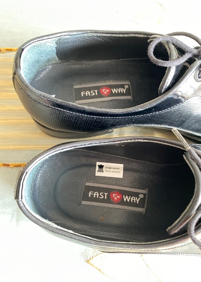 İçi dışı doğal deri rugan ayakkabı - Görsel 4