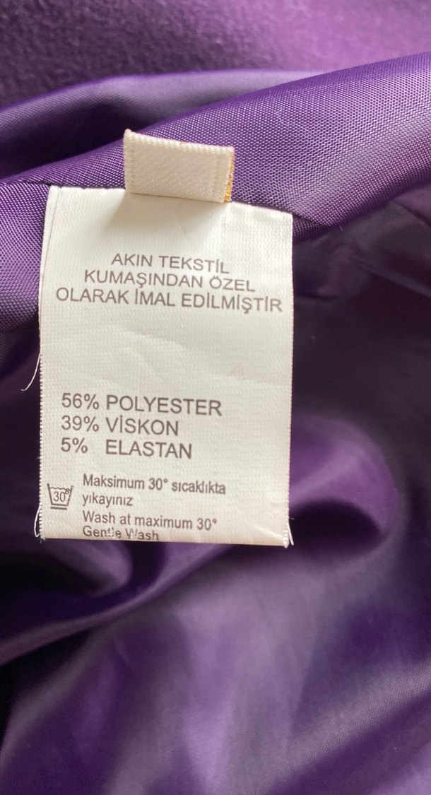AKIN TEKSTİL KUMAŞINDAN KABAN - Görsel 5