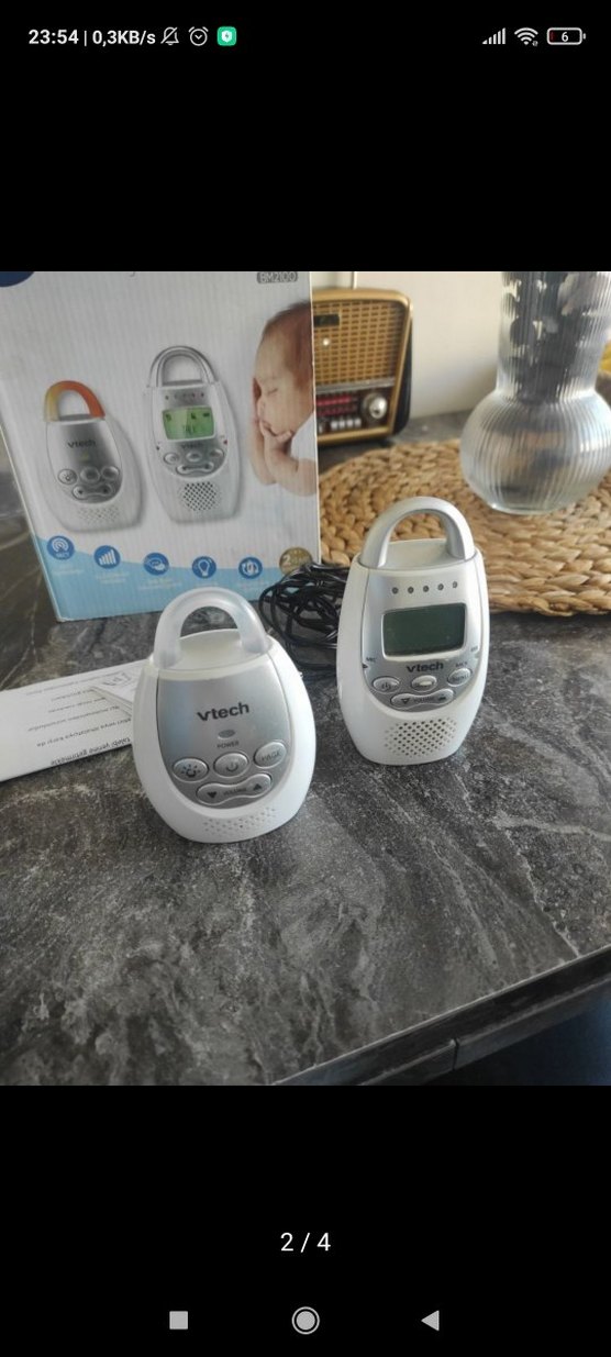 VTech Dijital Bebek Telsizi  Beyaz Gri - Görsel 2