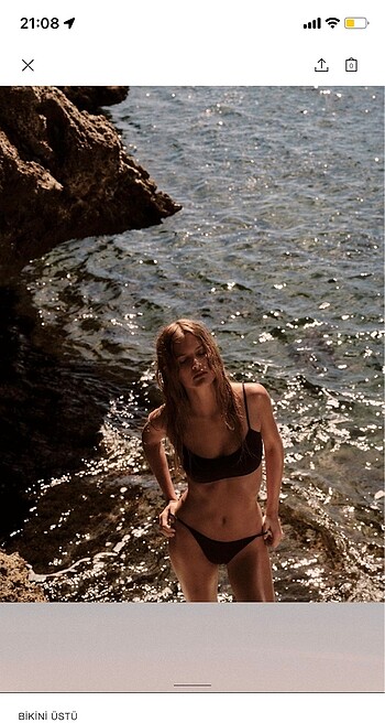 Zara bikini üstü