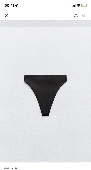 Zara Zara yüksek bel bikini altı