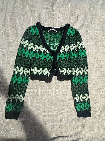 Crop hırka