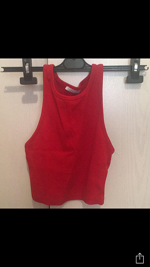 Zara Kırmızı crop