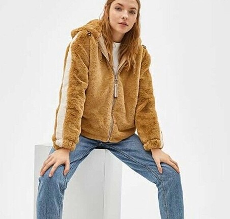 Bershka peluş kürk