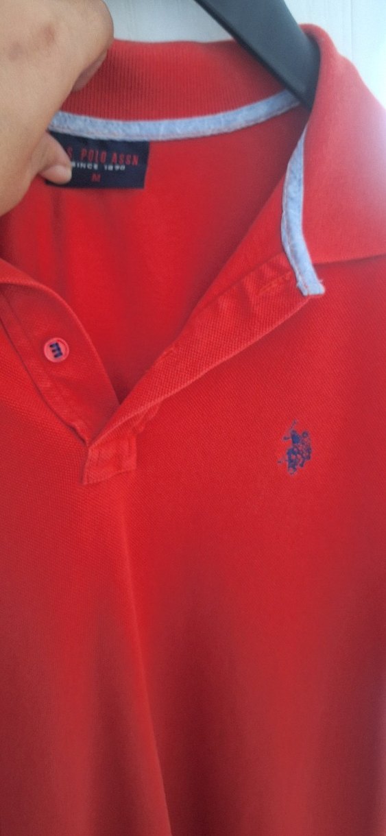 Kırmızı Erkek Polo Tişört Kısa Kollu - Görsel 4
