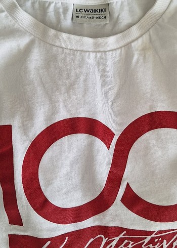 Beyaz Erkek Çocuk Baskılı Tişört - Görsel 4