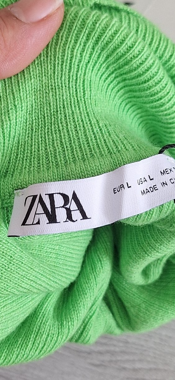 Yeşil Yarım Kollu Triko Balıkçı Yaka Kazak - Görsel 4