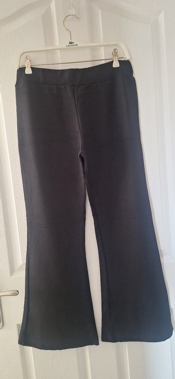 Gri Kadın Kumaş Pantolon Midi Boy - Görsel 2