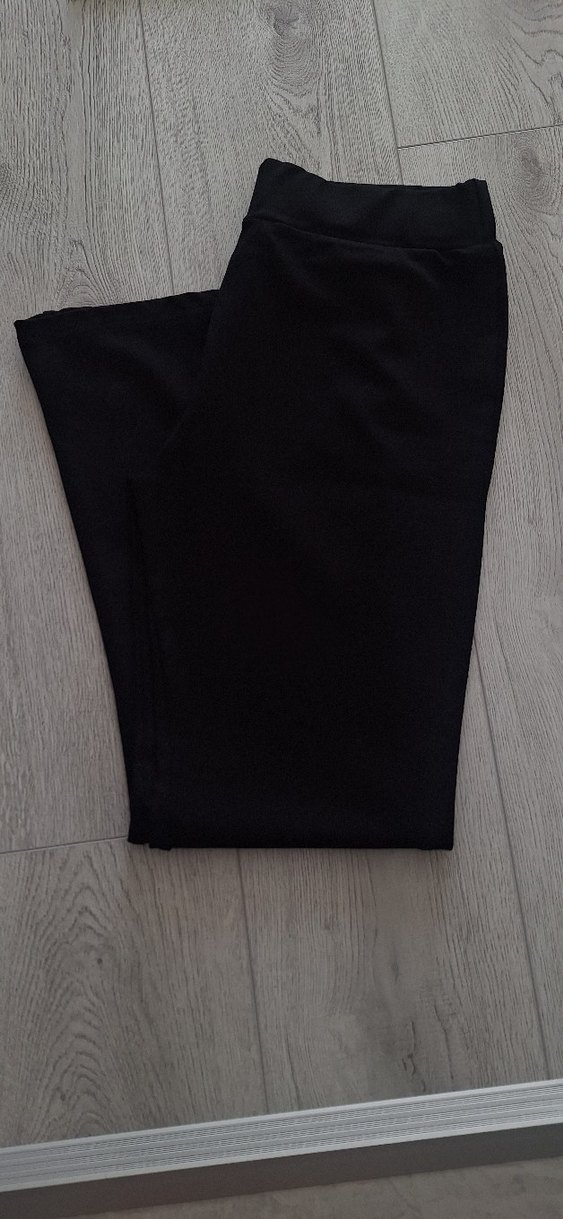 Gri Kadın Kumaş Pantolon Midi Boy - Görsel 4