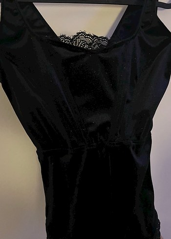 Siyah Fitted Korse badi - Görsel 2