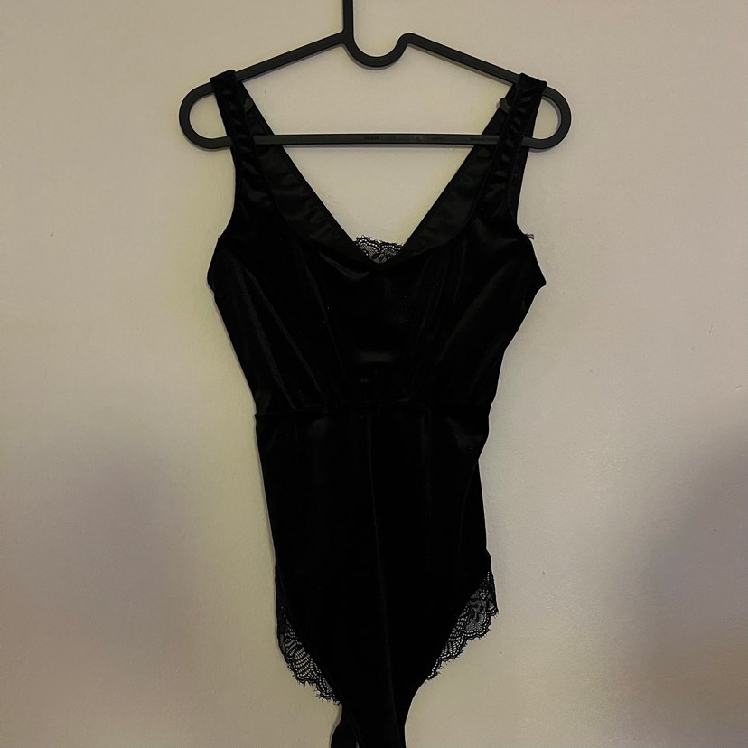 Siyah Fitted Korse badi - Görsel 3