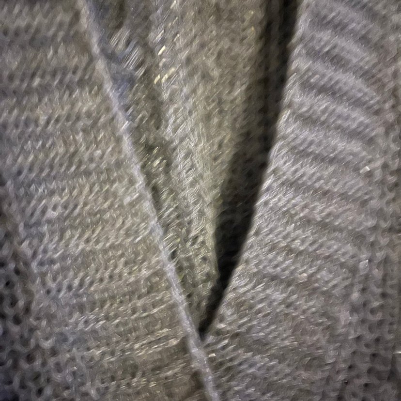 Gri Örgü Kadın Hırka - Görsel 2