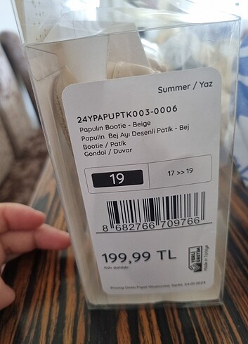 Bebek patik 19 numara - Görsel 5