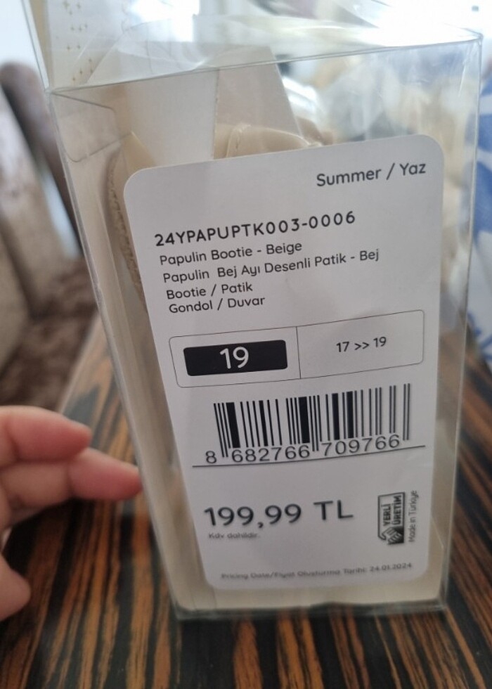 Bebek patik 19 numara - Görsel 5