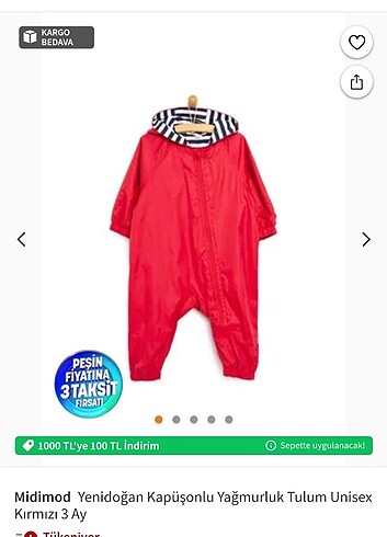 Yenidoğan yağmurluk 6-9 ay - Görsel 5