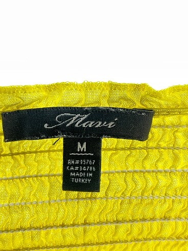 m Beden sarı Renk Mavi Jeans Mini Üst %70 İndirimli.