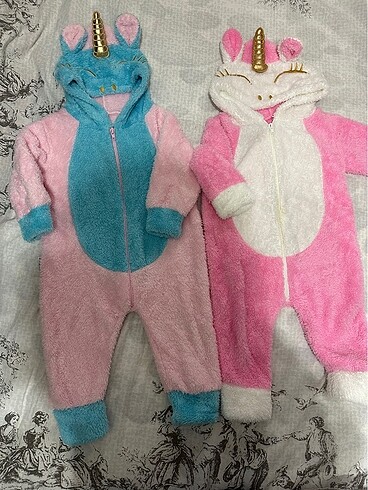 9-12 Ay Beden Bebek 1 yaş peluş kışlık tulum