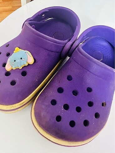 23 Beden mor Renk C8 bebek crocs terlik