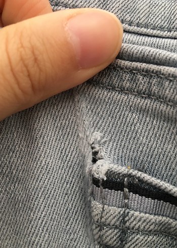 Gri erkek Denim Normal Kesim  Jean - Görsel 4