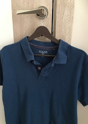 Lacivert Denim Erkek Polo Tişört - Görsel 2