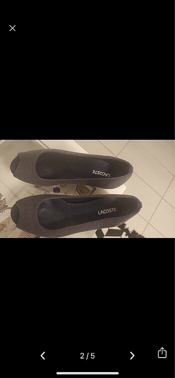 37 Beden lacivert Renk Lacoste ayakkabi