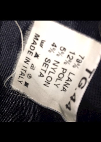 CB Made in italy Made in İtaly ..Düğmeli Gri Klasik Kaban