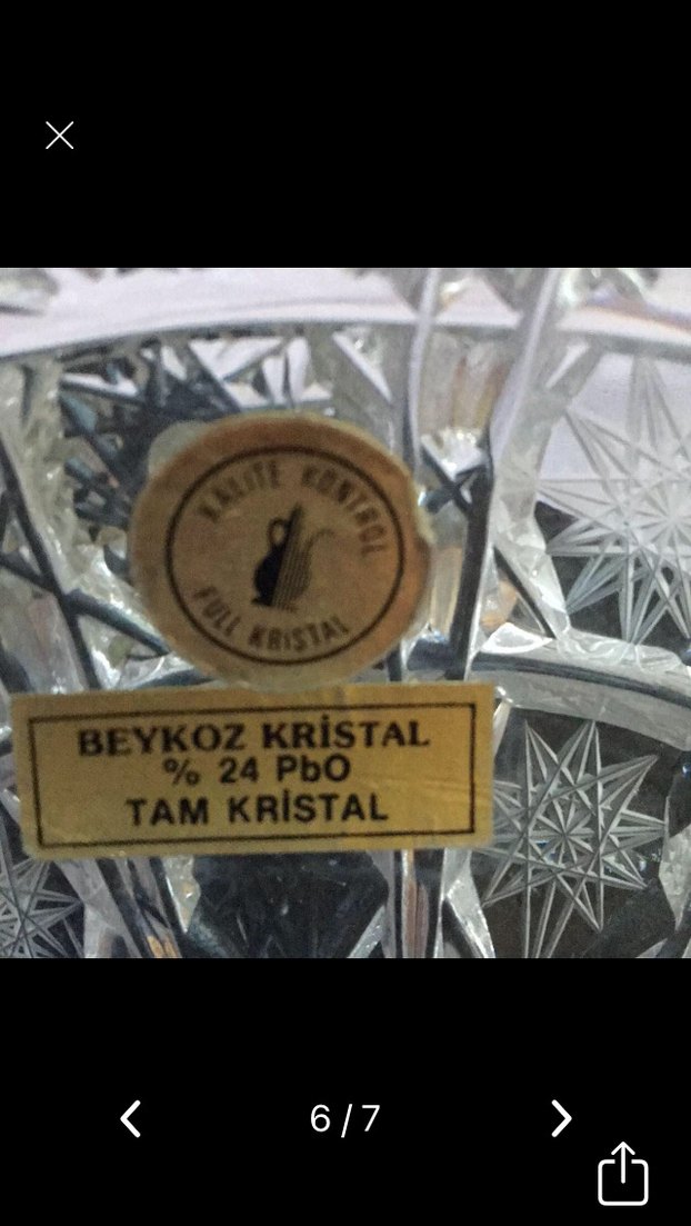 Paşabahçe kristal kase - Görsel 3