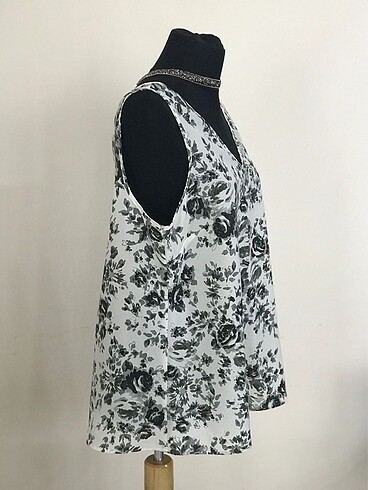 44 Beden Orjinal F&F Desenli Bluz