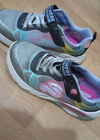 Skechers Skechers Kız Çocuk Çok Renkli Bağcıksız Spor Ayakkabı