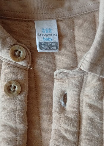 Düğmeli Bohem Kadın Kahverengi Mont - Görsel 5