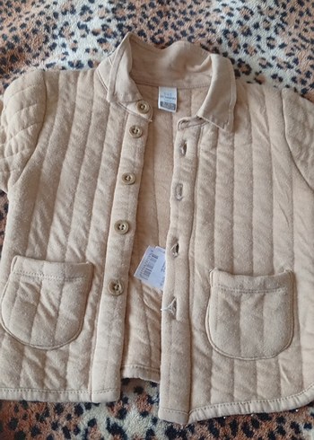 Düğmeli Bohem Kadın Kahverengi Mont - Görsel 3