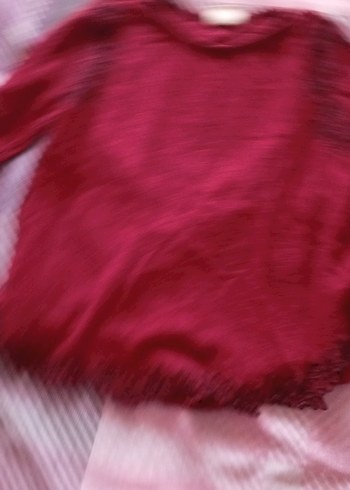 Kız Çocuk Kırmızı Desenli Uzun Kollu Pijama - Görsel 3