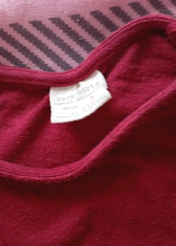 Kız Çocuk Kırmızı Desenli Uzun Kollu Pijama - Görsel 5