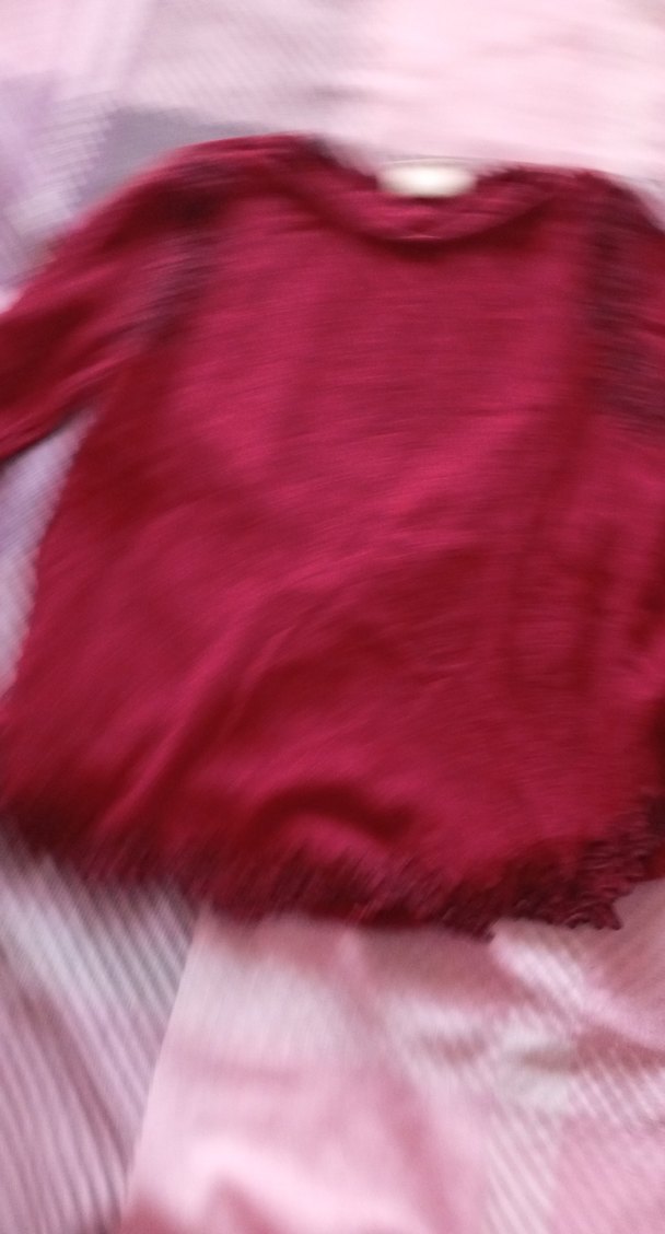 Kız Çocuk Kırmızı Desenli Uzun Kollu Pijama - Görsel 3