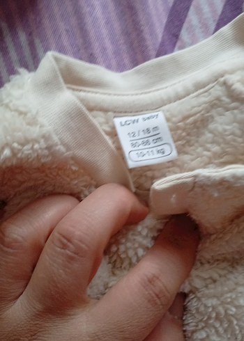 Sarı Dantel Detaylı Kız Sweatshirt - Görsel 5