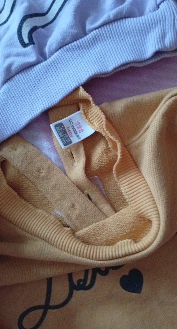 Sarı Dantel Detaylı Kız Sweatshirt - Görsel 3