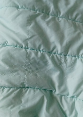 Kız erkek Çocuk Mavi Kürklü Kapüşonlu Mont - Görsel 4