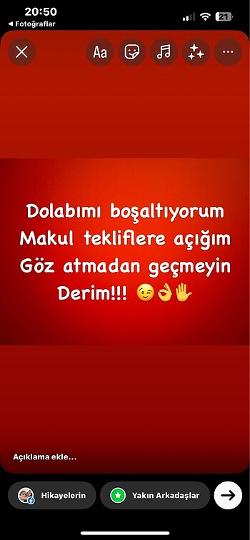 Dolabımı boşaltıyorum....!!!!