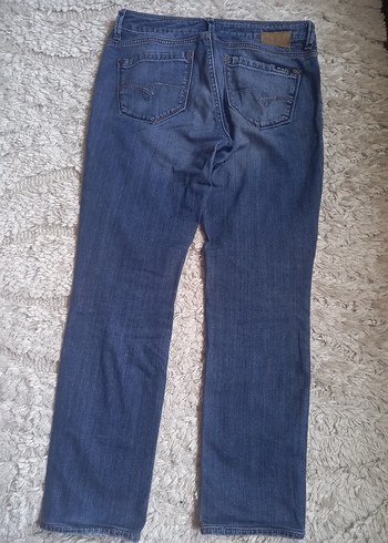 28 Beden mavi Renk Gri Mavi Kadın Denim Pantolon