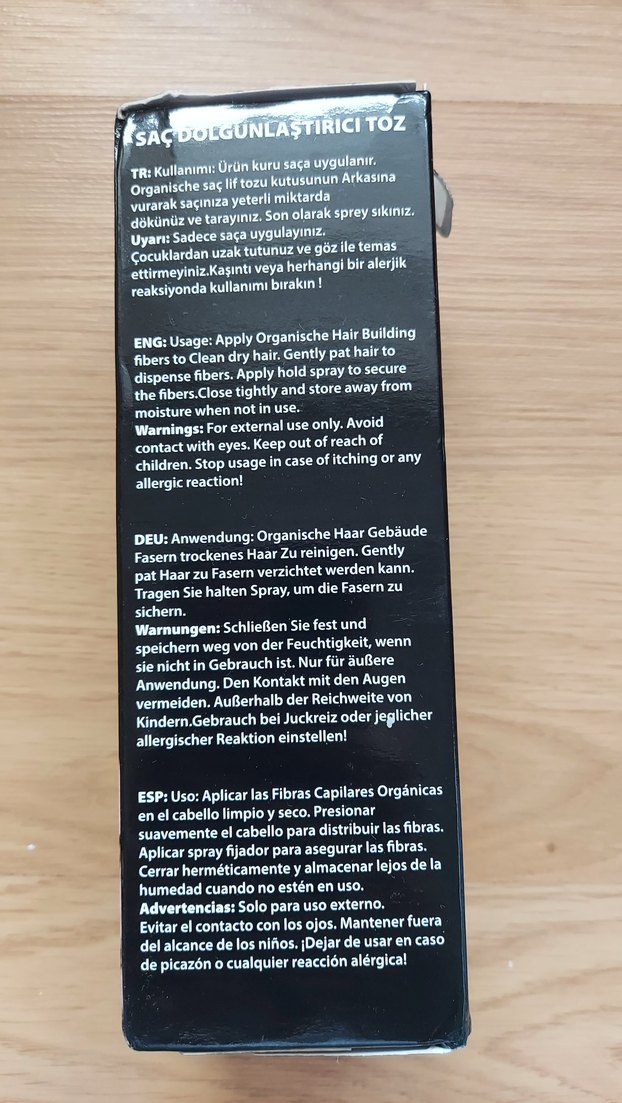 Organische Saç Dolgunlaştırıcı Toz 50 gr - Görsel 2