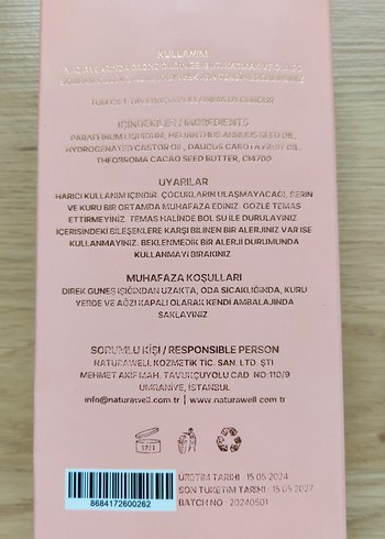 Nemlendirici Işıltılı Vücut Yağı 100ml - Görsel 2