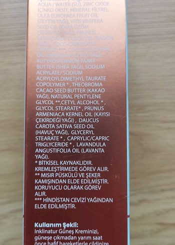 InkliNatur SPF 50+ Doğal Güneş Kremi - Görsel 3