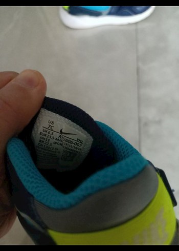 23 Beden mavi Renk Mavi Erkek Çocuk Spor Ayakkabı Velcro