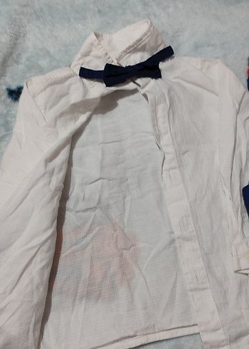 Mavi Kot Pantolonlu Bebek Erkek Takım - Görsel 5