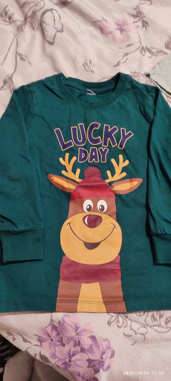 Renkli Baskılı Erkek Çocuk Sweatshirt - Görsel 3