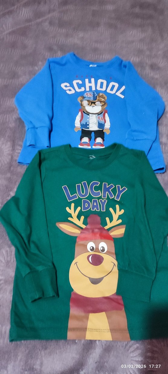 Renkli Erkek Çocuk Sweatshirt Uzun Kollu - Görsel 2